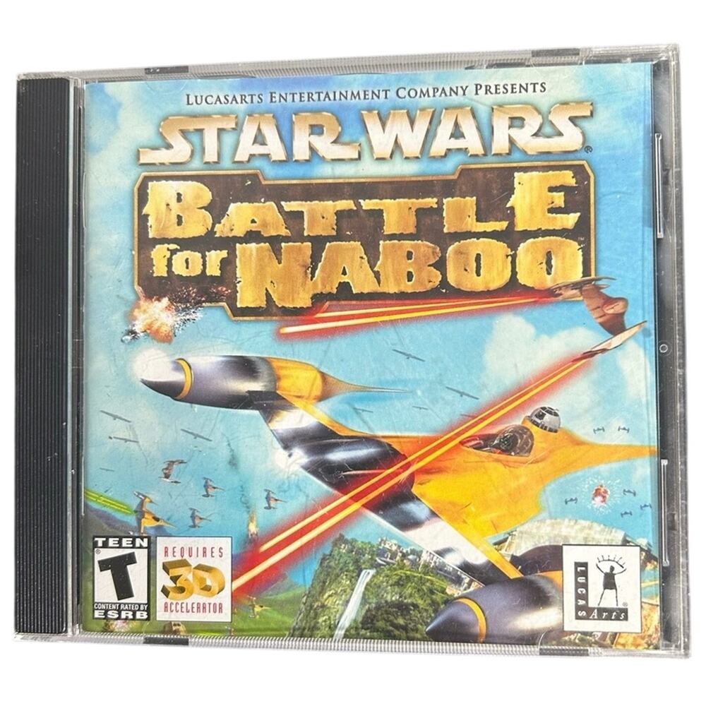Star Wars Episode I Battle for Naboo LucasArts Archive Series PC 2001- games